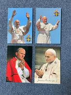 Ansichtkaarten Paus Johannes Paulus (4 kaarten), Nieuw, Christendom | Katholiek, Kaart of Prent, Verzenden