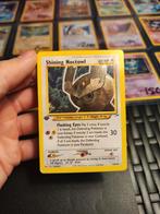 🥇 First Edition Shining Noctowl 110 Neo Destiny, Hobby en Vrije tijd, Verzamelkaartspellen | Pokémon, Ophalen of Verzenden, Zo goed als nieuw