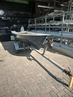 Bootje vlet polyester 4m met trailer, Watersport en Boten, Ophalen, Zo goed als nieuw, Overige typen, Motorboot