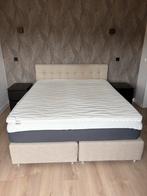 Boxspring 160x200 met Emma matras en topper, Huis en Inrichting, Slaapkamer | Matrassen en Bedbodems, Ophalen, Gebruikt, Tweepersoons
