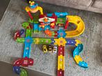 Vtech Brandweerkazerne met Wegdelen en Auto’s, Ophalen of Verzenden, Zo goed als nieuw, Auto, Met geluid