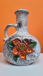 vintage fat lava vaas Carstens Tönnieshof West Germany 70s, Gebruikt, Aardewerk of Porselein, Oranje, Ophalen of Verzenden