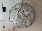 Prachtige bolvaas net zwarte draden design vaas, Ophalen, Zwart, Minder dan 50 cm, Glas