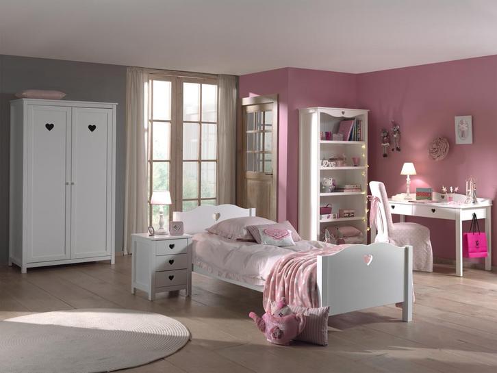 Amori tienerkamer wit, zelf samen te stellen, Kinderen en Baby's, Kinderkamer | Bedden, Nieuw, Ophalen of Verzenden