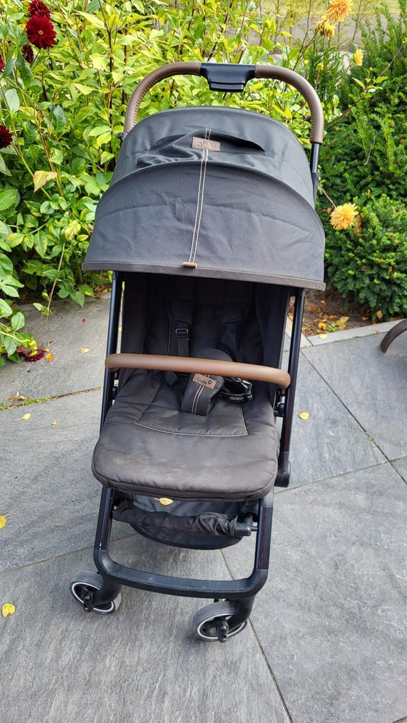 Zwarte buggy, Kinderen en Baby's, Buggy's, Gebruikt, Overige merken, Verstelbare rugleuning, Zonnekap, Ophalen of Verzenden