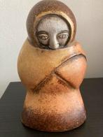 Mexicaans Aardewerk Beeld - Oude Dame, Antiek en Kunst, Ophalen of Verzenden