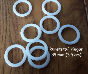 Kunststof ringen - haakringen - 39 mm  beschikbaar voor biedingen