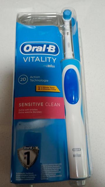 Oral-B Vitality Sensitive clean tandenborstel. Nieuw! beschikbaar voor biedingen