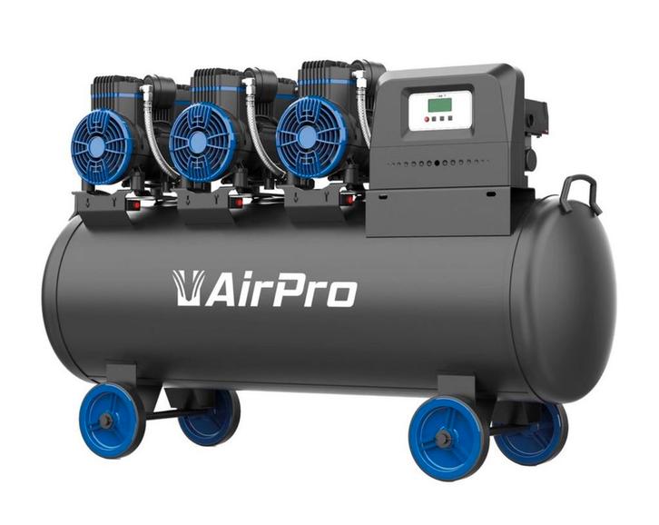 Nieuwe Compressor Olievrij 3x1pk 100L Tank 230V!, Doe-het-zelf en Verbouw, Compressors, Nieuw, Ophalen of Verzenden