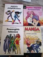 4 BOEK Japans striptekenen Powergirls MANGA Lichaam Anatomie, Ophalen of Verzenden, Zo goed als nieuw, Christopher Hart