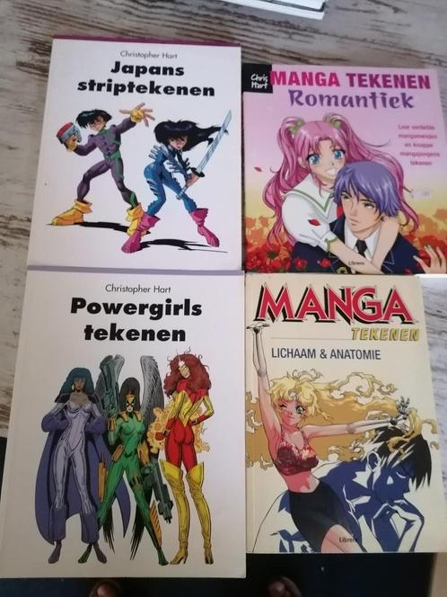 4 BOEK Japans striptekenen Powergirls MANGA Lichaam Anatomie, Boeken, Overige Boeken, Zo goed als nieuw, Ophalen of Verzenden