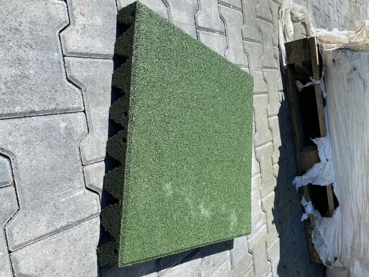 Rubber tegels, Tuin en Terras, Tegels en Klinkers, Nieuw, Overige typen, Rubber, 10 m² of meer, Ophalen