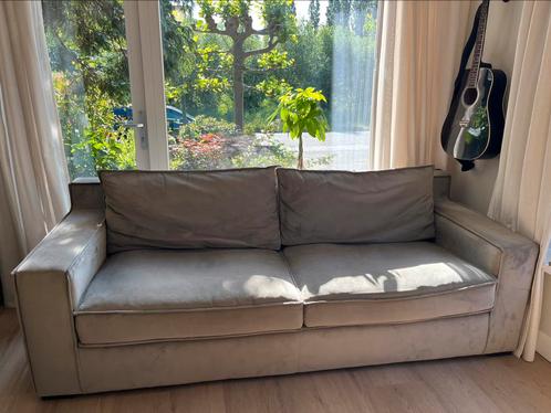 Beige bank, Huis en Inrichting, Banken | Bankstellen, Zo goed als nieuw, Driepersoons, 200 tot 250 cm, 75 tot 100 cm, Ophalen