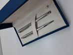 Mont blanc fountain & rollerball silver, Verzamelen, Pennenverzamelingen, Ophalen of Verzenden, Nieuw, Pennenset, Mont Blanc