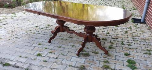 Ovale barok uitschuifbare eetkamer tafel, Antiek en Kunst, Antiek | Meubels | Tafels, Ophalen