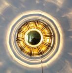 Glashütte Limburg vintage plafondlamp sunburst wandlamp, Ophalen of Verzenden, Gebruikt, Vintage Mid-Century design Hollywood Regency sunburst