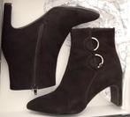 Roberto D'angelo, zwarte nubuck enkellaars, maat 37., Zwart, Lage of Enkellaarzen, Ophalen of Verzenden, Roberto d'Angelo