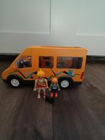 Playmobil schoolbus + 2 Poppetjes en 1 katje, Kinderen en Baby's, Speelgoed | Playmobil, Ophalen of Verzenden, Zo goed als nieuw