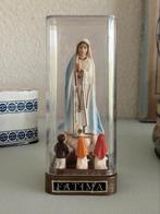 Vintage Maria beeldje in stolp, Ophalen of Verzenden, Gebruikt, Beeld(je), Christendom | Katholiek