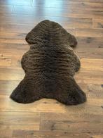 Donkerbruine Schapenvacht - Zo Goed Als Nieuw!, Ophalen, 100 tot 150 cm, Bruin, 50 tot 100 cm