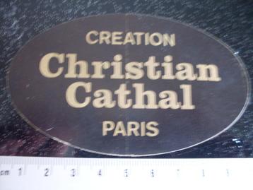 sticker creation Christian Cathal paris beschikbaar voor biedingen