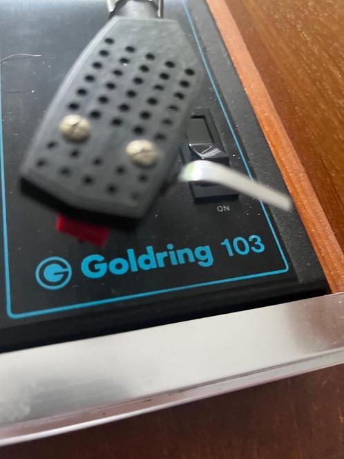 Goldring 103 Lenco Platenspeler jaren 70, Audio, Tv en Foto, Platenspelers, Gebruikt, Platenspeler, Overige merken, Ophalen