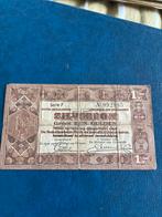 Zilverbon 1 Gulden - Wilhelmina 1938 serie F, Postzegels en Munten, Munten | Nederland, 1 gulden, Zilver, Ophalen of Verzenden