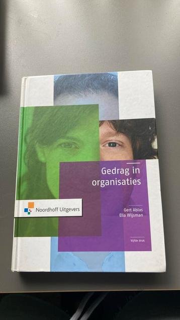 Gedrag in organisaties, studieboek beschikbaar voor biedingen