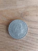 Zilveren gulden juliana 1955, Postzegels en Munten, Munten | Nederland, Ophalen of Verzenden, Koningin Juliana, 1 gulden