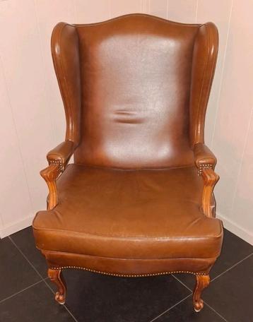 stoel bruin leer