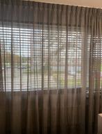 Taupe vitrage, Huis en Inrichting, Ophalen of Verzenden, Nieuw, Bruin, 200 cm of meer