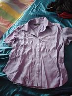 Changeant blauw/lila blouse, Ophalen of Verzenden, Gedragen, Maat 42/44 (L), Blauw