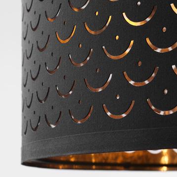 NYMÖ Lampenkap Ikea Zwart/Messing 44cm beschikbaar voor biedingen