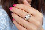 Claddagh | 9 Karaat Witgouden Heren Ring, 20 of groter, Heer, Ophalen of Verzenden, Zo goed als nieuw