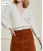 Fabienne Chapot Sally Cardigan 3/4 Crème L, Kleding | Dames, Truien en Vesten, Beige, Maat 42/44 (L), Ophalen of Verzenden, Zo goed als nieuw