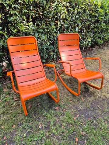 nieuwe fermob rockingchair nog 1x cactus 1x orange 725 p/st beschikbaar voor biedingen