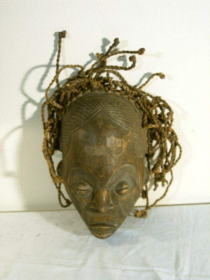 Afrikaans Chokwe Pwo-masker, Antiek en Kunst, Kunst | Niet-Westerse kunst, Ophalen of Verzenden
