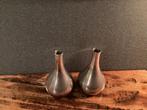 IHQ TRAANKANDELAARS Deens design messing verzilverd VINTAGE, Ophalen of Verzenden, Overige materialen