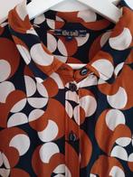 King Louie lange jurk retro print maat 44, King Louie, Ophalen of Verzenden, Zo goed als nieuw, Onder de knie