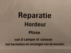 Reparatie camper caravan plissé hordeur, Caravans en Kamperen, Ophalen of Verzenden