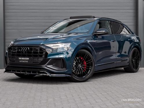 Audi Q8 55 TFSI E Quattro S-Line Pano RS-Stoelen Softclose H, Auto's, Audi, Bedrijf, Te koop, Q8, 360° camera, 4x4, ABS, Achteruitrijcamera