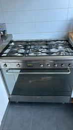 Smeg 6 pit + ovem, Witgoed en Apparatuur, Fornuizen, Ophalen, Gebruikt, Gas, Vrijstaand