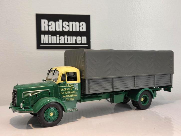 Mercedes-Benz L325 1955 - Seip nieuw Amsterdam - 1:43 ixo, Hobby en Vrije tijd, Modelauto's | 1:43, Zo goed als nieuw, Auto, Overige merken