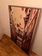 Schilderij Parijs met luchtballonnen, Ophalen, Zo goed als nieuw