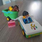 Playmobil 123 paarden meisje, Kinderen en Baby's, Complete set, Zo goed als nieuw, Ophalen