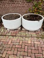 Bloembakken., Tuin en Terras, Ophalen, Kunststof, Rond, Zo goed als nieuw