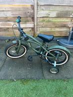 Peuter/kleuter kinderfietsje groen, Fietsen en Brommers, Ophalen, Gebruikt, Minder dan 16 inch, Zijwieltjes