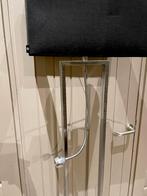 Moderne zilveren design lamp met leeslamp, Ophalen of Verzenden, Zo goed als nieuw, Metaal, 150 tot 200 cm