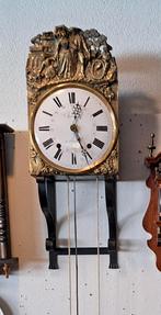 Antieke Comptoise Klok, Antiek en Kunst, Ophalen of Verzenden