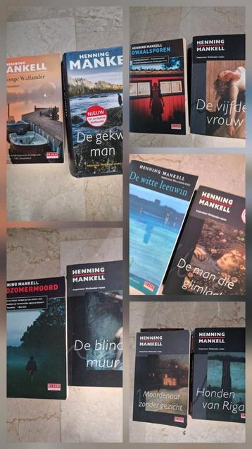 Wallander reeks - 10delen van Henning Mankell beschikbaar voor biedingen